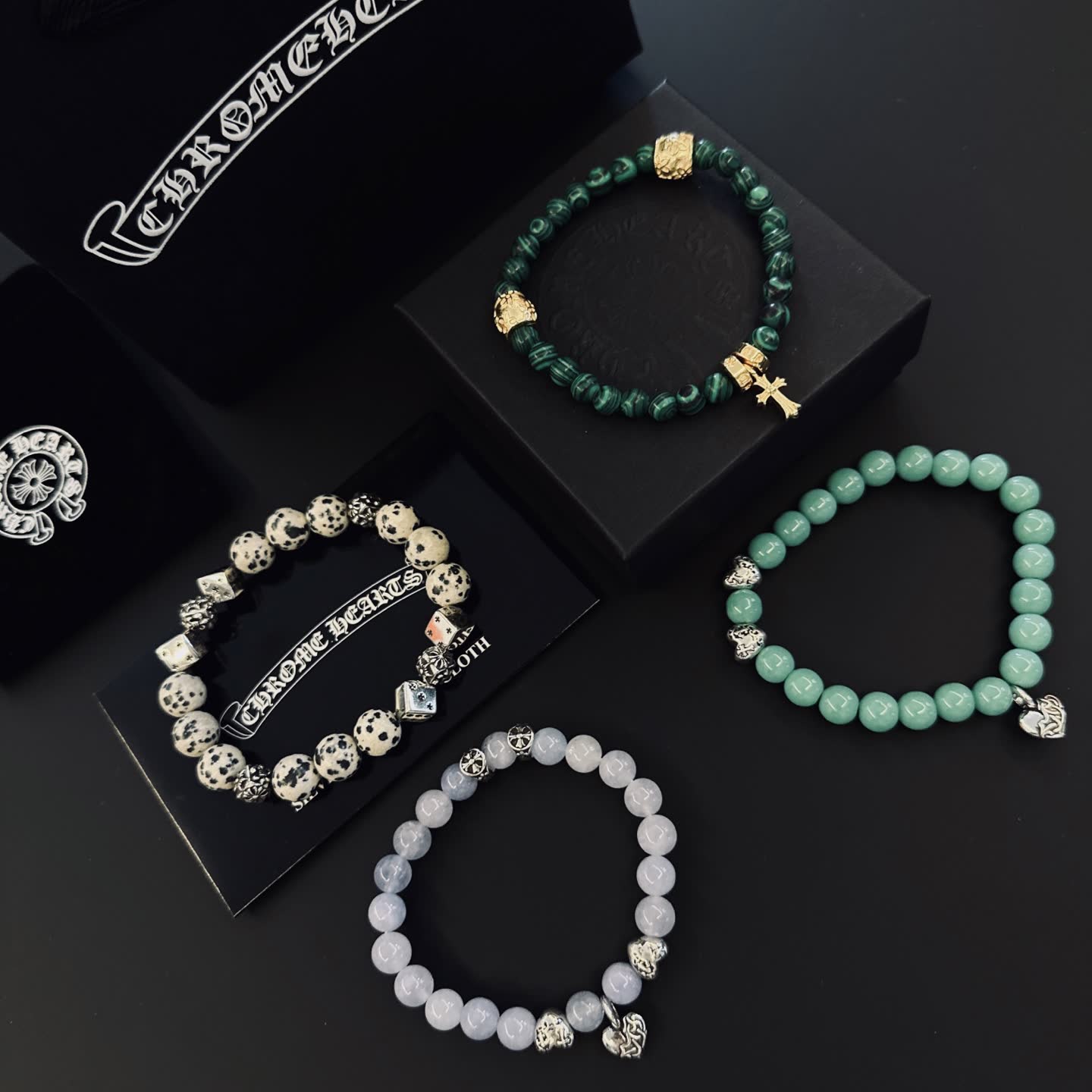 Chrome Hearts Beaded Bracelets Set